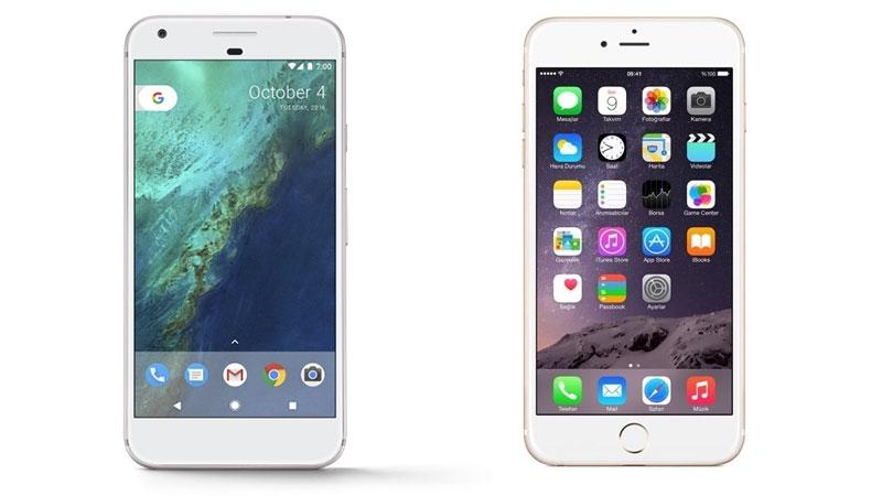 iPhone 8 vs. pixel 2, Pixel 2, Google, Apple